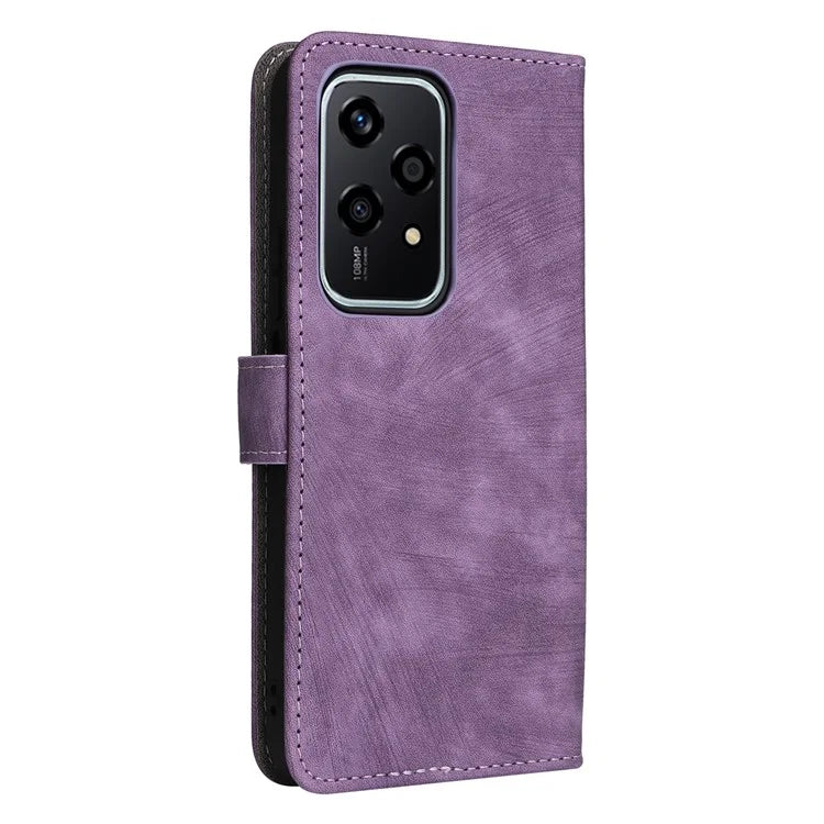 For Honor 200 Lite Case RFID Blocking Leather Wallet Phone Cover with Strap