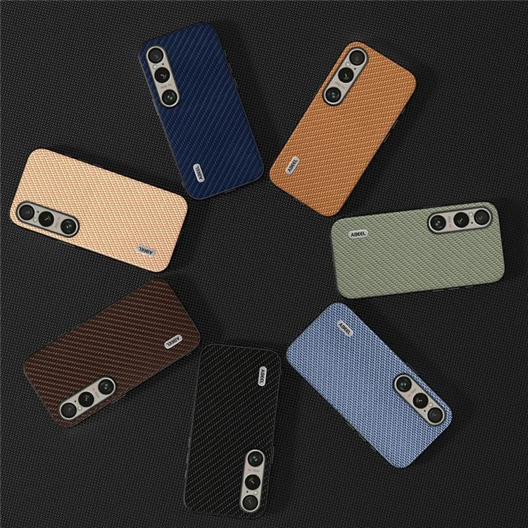 ABEEL For Sony Xperia 1 VI Carbon Fiber Texture Case Leather Coated PC+TPU Phone Cover