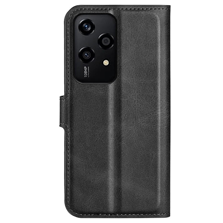 For Honor 200 Lite Case Wallet Card Slots Calf Texture Leather Phone Cover