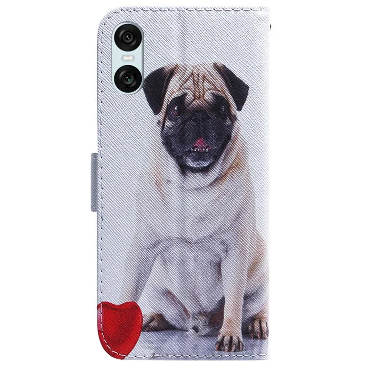 For Sony Xperia 5 VI Wallet Case Pattern Print PU Leather Phone Cover