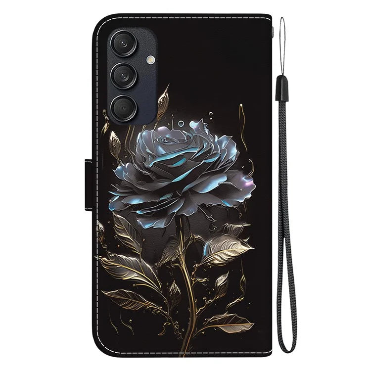 For Samsung Galaxy M55 5G / C55 5G / F55 5G Wallet Phone Case Pattern Print Leather Shockproof Cover