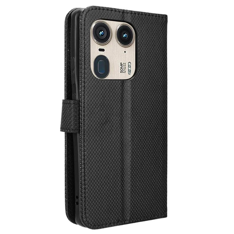 For Motorola Edge 50 Ultra 5G / Moto X50 Ultra 5G Case Wallet PU Leather Mobile Phone Cover