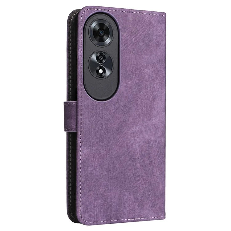 For Oppo A60 4G Case RFID Blocking Card Slots Phone Leather Cover