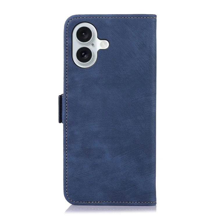 ABEEL For iPhone 16 Case PU Leather Card Slots Stand Retro Phone Cover
