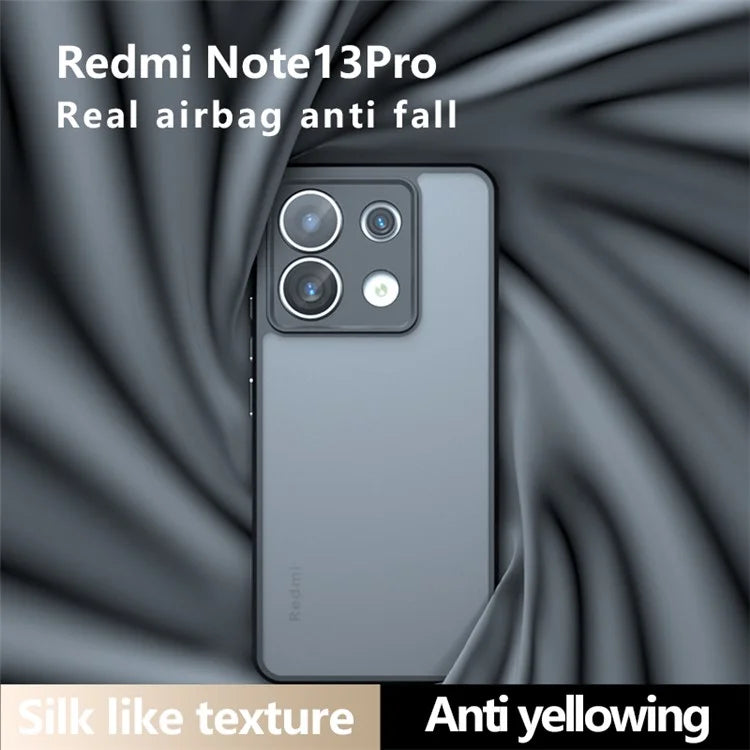 For Xiaomi Redmi Note 13 Pro 5G / Poco X6 5G Case PC+TPU Airbag Protection Frosted Phone Cover