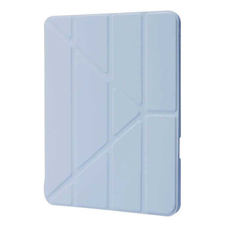 For iPad Air 13 (2024) Case PU Leather+TPU+Acrylic Smart Tablet Cover with Origami Stand