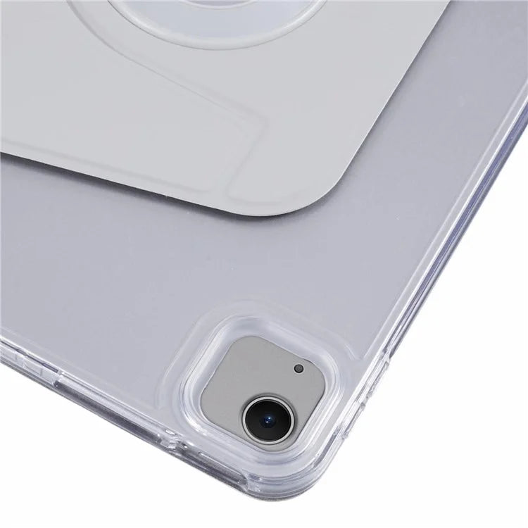 For iPad Air 13 (2024) Protective Case PU Leather+TPU+Acrylic Magnetic Detachable Tablet Cover