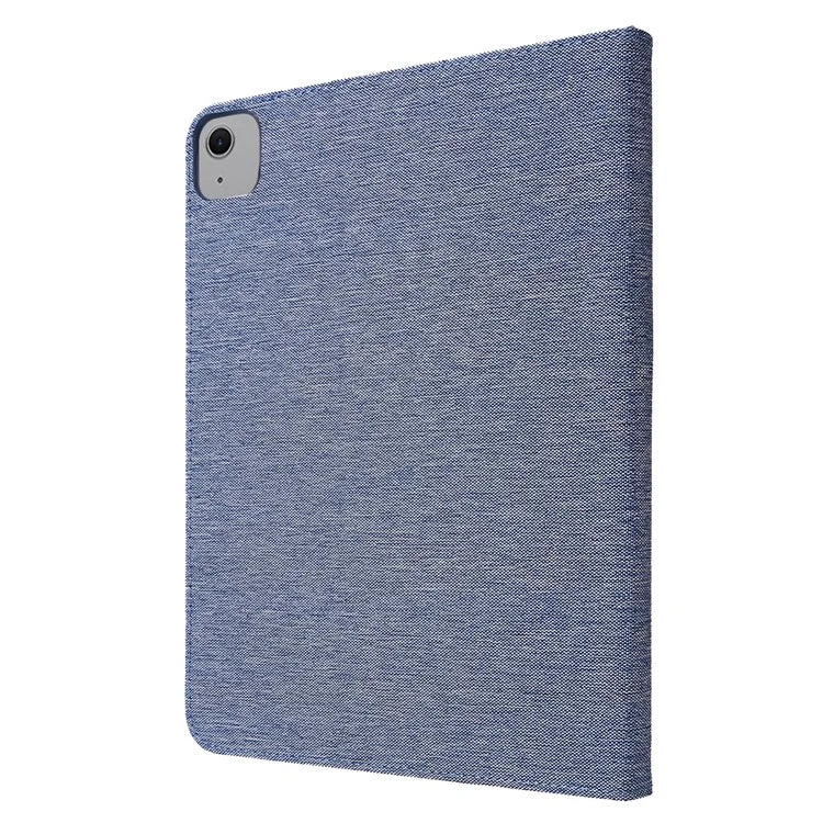 For iPad Air 11 (2024) Case Card Holder Pen Slot Leather Tablet Cover Cloth Texture