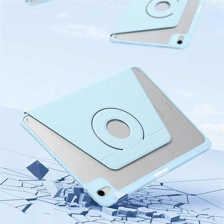 For iPad Air 13 (2024) Case Leather Magnetic Detachable Smart Tablet Cover Rotation Foldable Stand