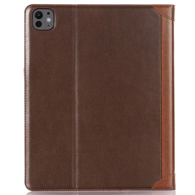 For iPad Pro 11 (2024) Case Leather Folio Book Stand Tablet Cover with Auto Sleep / Wake