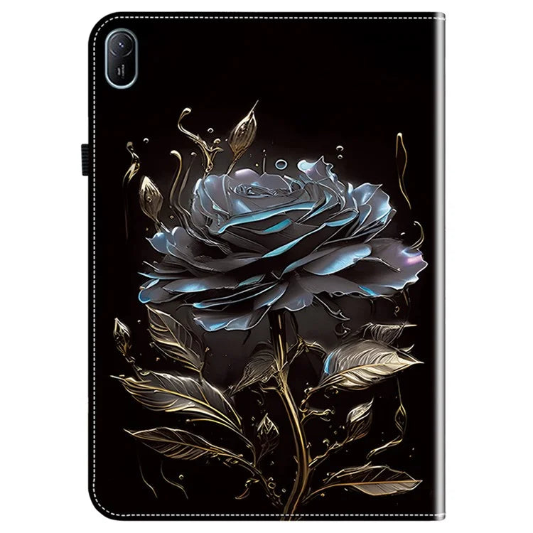 For Huawei MatePad SE 11 Case Pattern Print PU Leather Stand Tablet Cover with Card Slots