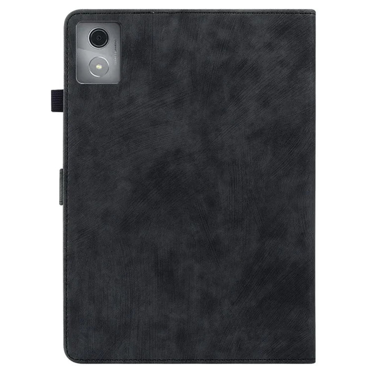 For Lenovo Tab K11 Plus Cases Anti-Slip Tiger Imprint PU Leather Tablet Cover