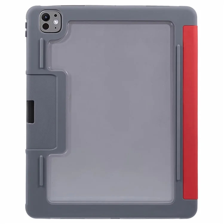 MUTURAL For iPad Pro 13 (2024) Case Tri-Fold Stand Tablet Leather Cover Auto Wake / Sleep