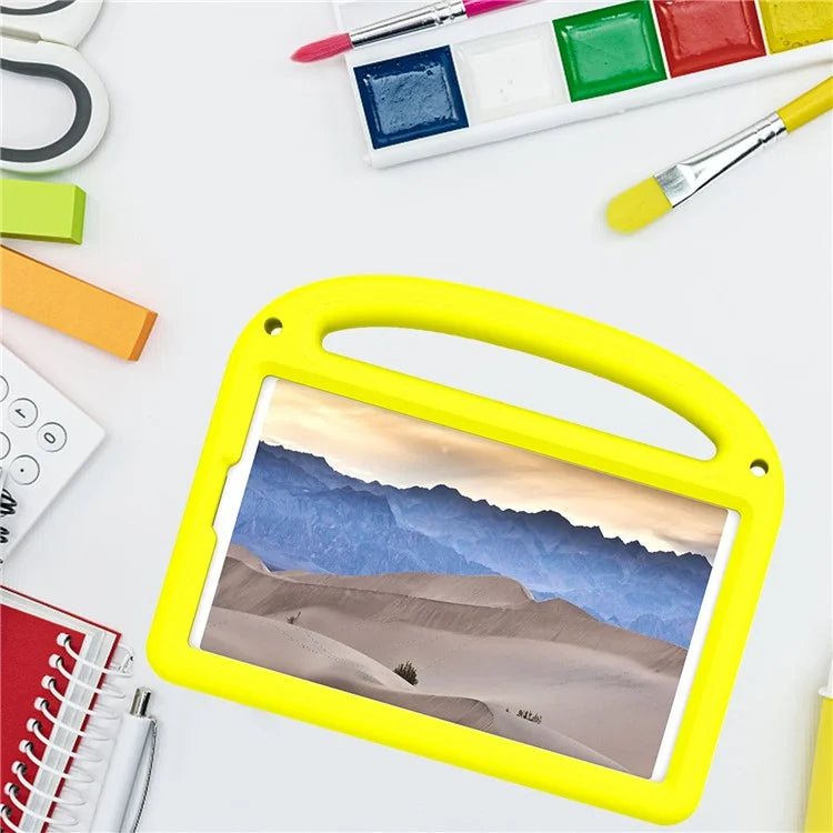 For Samsung Galaxy Tab A9 Case Cartoon Design Kickstand EVA+PC Tablet Cover with Strap