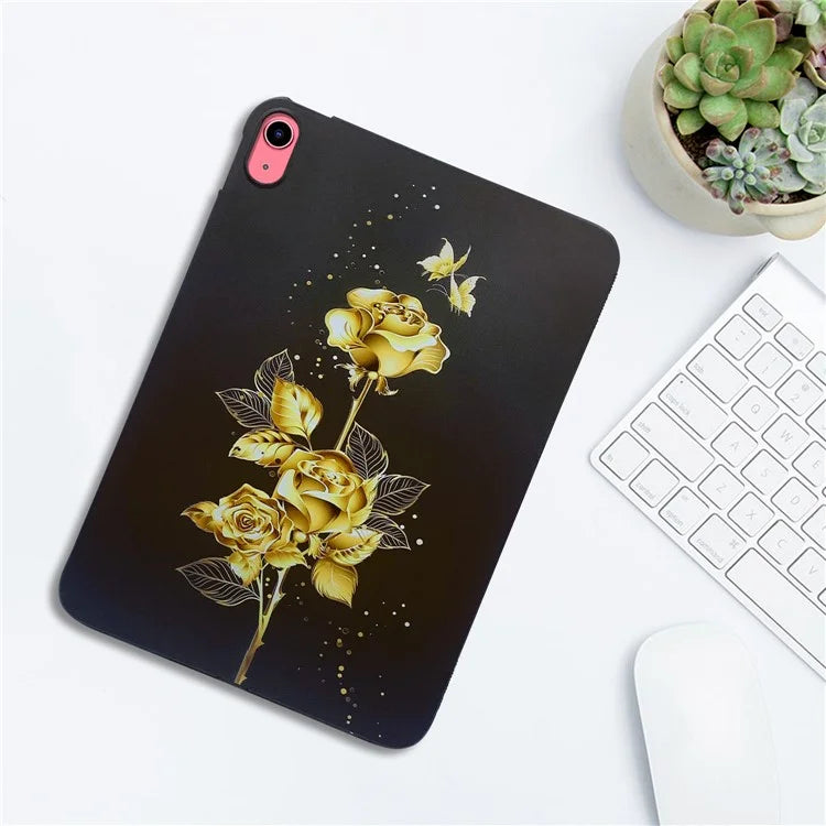 For iPad 10.9 (2022) TPU Case Pattern Printing Slim Tablet Protective Cover