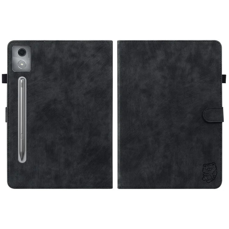 For Lenovo Tab P12 Pro 12.7 2025 / Xiaoxin Pad Pro 12.7 (2025) Cases Tiger Imprint Anti-Scratch PU Leather Tablet Cover