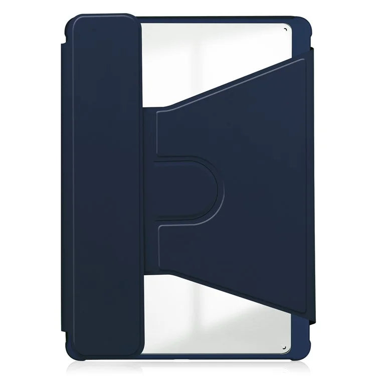 For Samsung Galaxy Tab S10+ Case 360° Rotary Stand PU Leather+Acrylic Tablet Cover (With Keyboard)