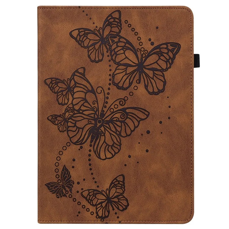 For Xiaomi Redmi Pad SE Case Butterfly Pattern Leather Tablet Cover with Card Slots