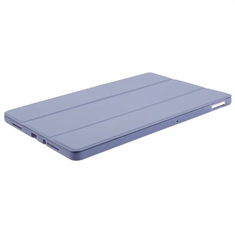 For Xiaomi Redmi Pad SE PU Leather Case Tri-fold Stand Honeycomb Texture Protective Tablet Cover