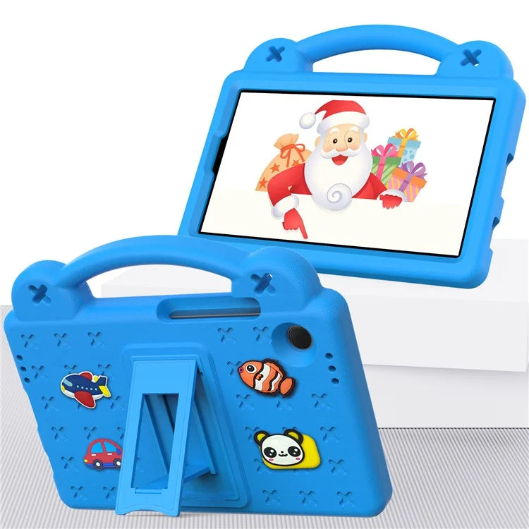 For Samsung Galaxy Tab A9 Case EVA Tablet Cover Anti-Drop Kickstand Case with Grip Handle