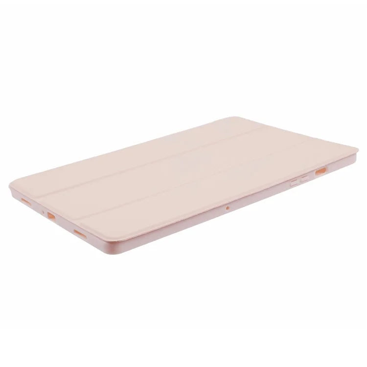 For Samsung Galaxy Tab A9 Tri-fold Stand Cover PU Leather Honeycomb Texture Tablet Case