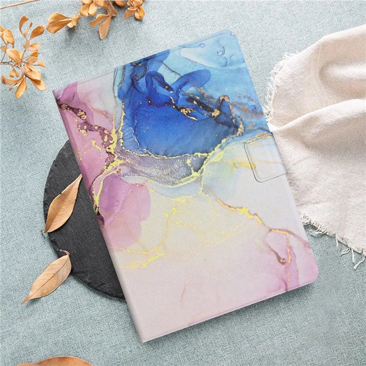 For Samsung Galaxy Tab A9 Pattern Folio Case Smart PU Leather Tablet Cover