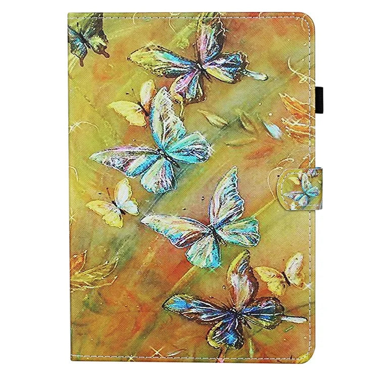 For Samsung Galaxy Tab A9 Case Pattern Printing Tablet Cover with Stand