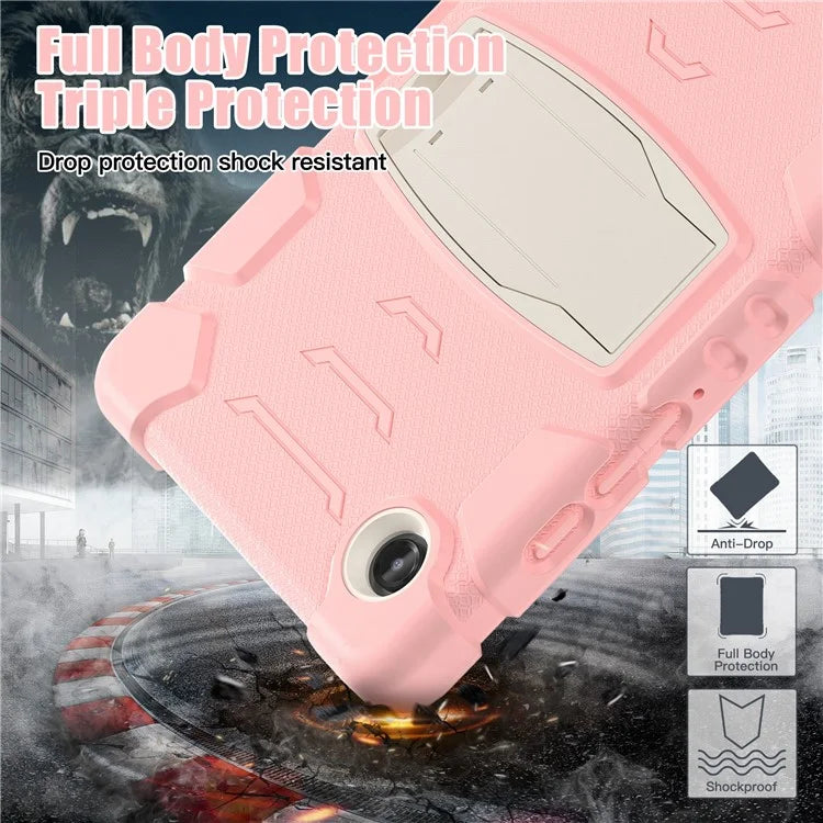 For Samsung Galaxy Tab A9 Tablet Case Anti-drop Kickstand PC+Silicone Protective Cover