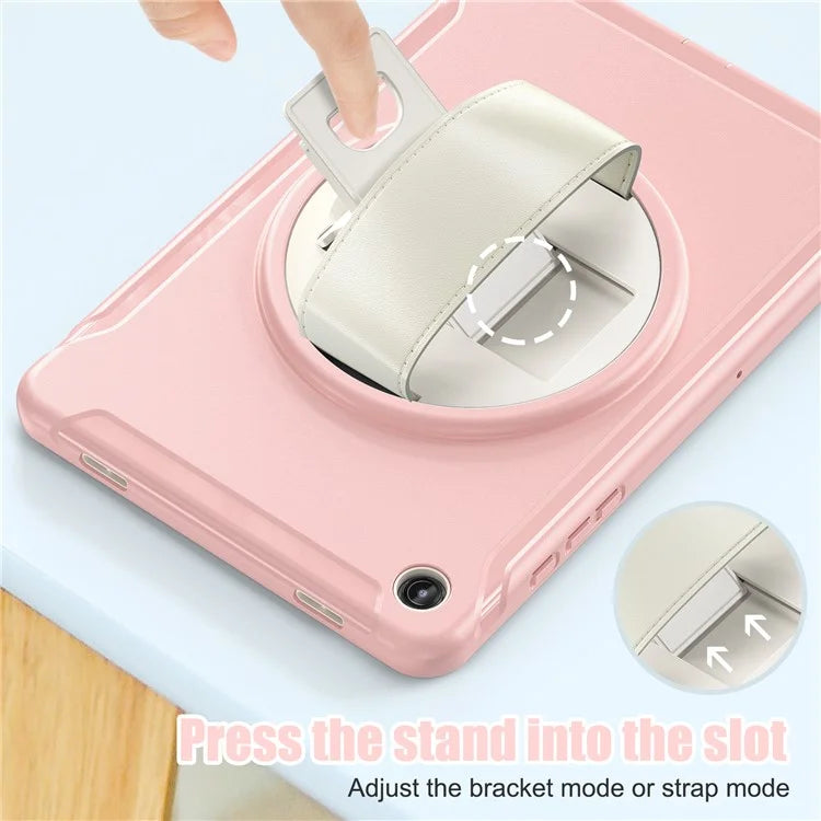 For Samsung Galaxy Tab A9+ Kickstand Back Cover PC+TPU Tablet Case