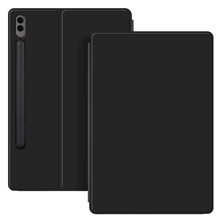 For Samsung Galaxy Tab S9 FE+ Leather Case Stand Magnetic Tablet Cover with Auto Sleep / Wake