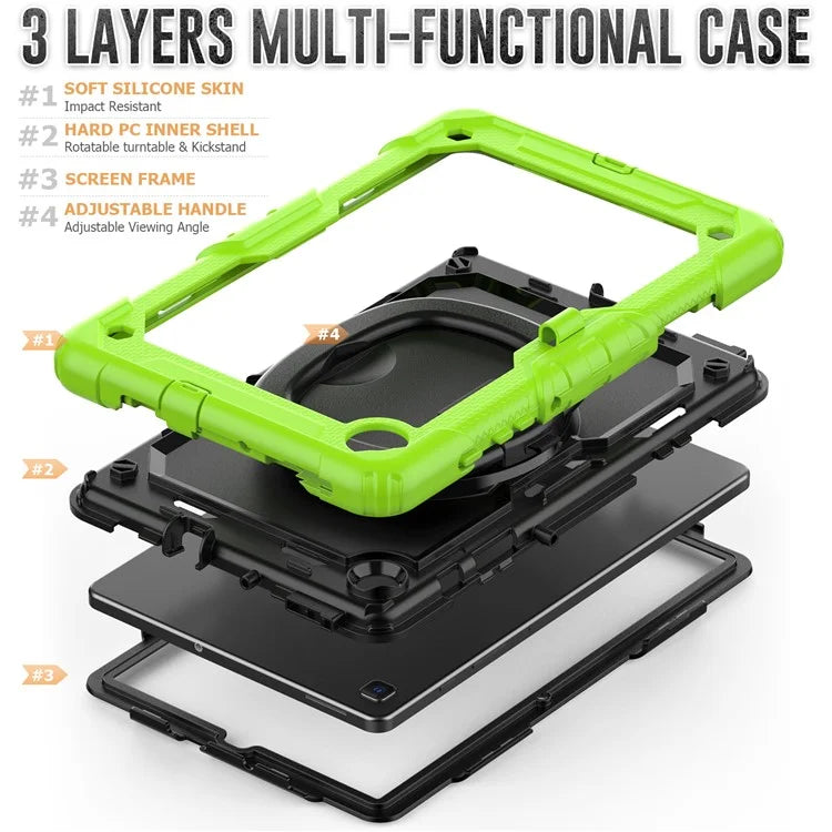 For Samsung Galaxy Tab S6 Lite (2024) / S6 Lite (2022) / S6 Lite (2020) P610 P615 P613 P619 Case Tablet Kickstand Cover