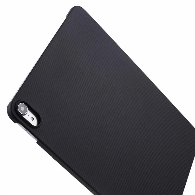 For iPad 10.9 (2022) Black Case 600D Fine Texture Aramid Fiber Protective Tablet Cover