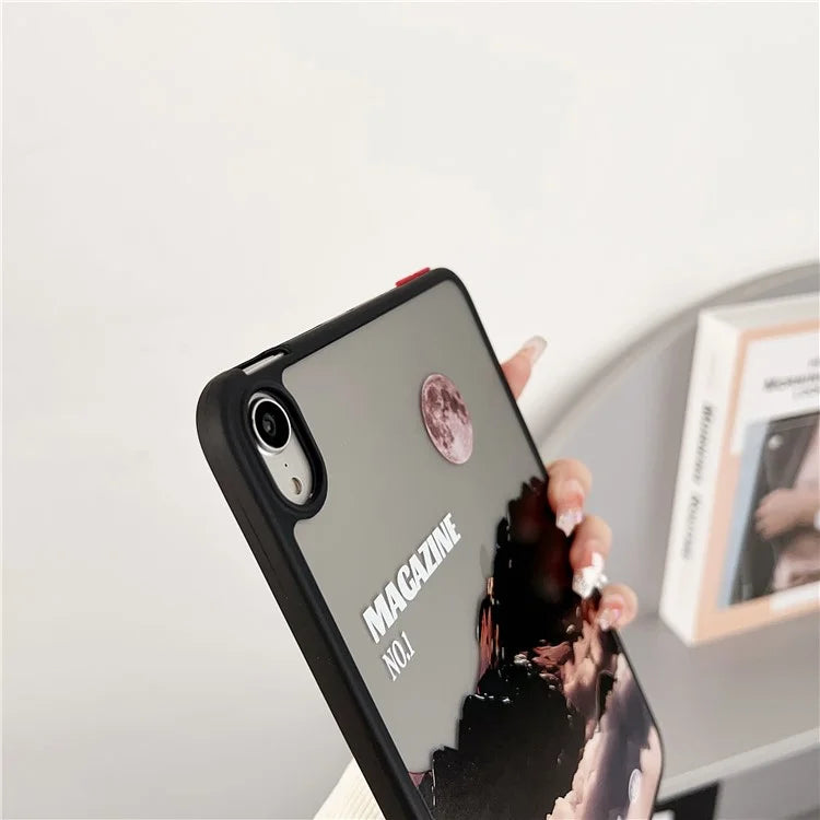 For iPad mini (2021) Tablet Case Anti-Scratch Landscape Pattern Skin-touch Cover