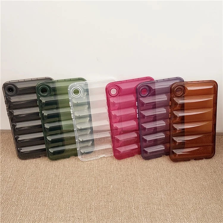 For Samsung Galaxy Tab A9+ Case Soft TPU Down Jacket Grain Tablet Cover