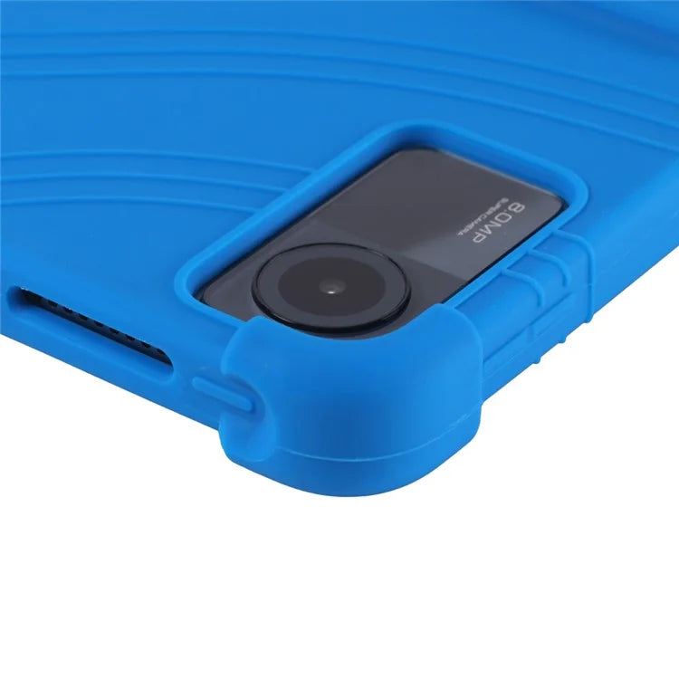 For Xiaomi Redmi Pad SE Case Thicken 4 Corners Anti-drop Silicone Tablet Cover with Kickstand