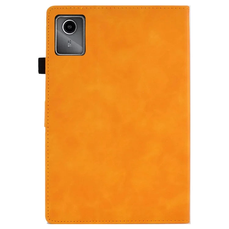 For Lenovo Tab M11 / Xiaoxin Pad 11 2024 Case Microfiber Leather Iron Tower Pattern Tablet Cover