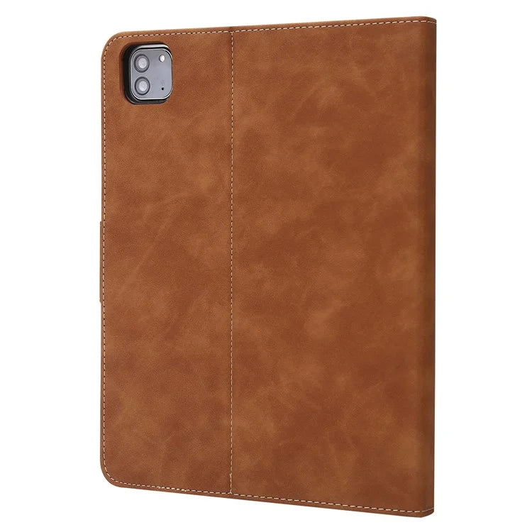 For iPad Air 11 (2024) / Air (2022) / (2020) / iPad Pro 11 (2018) / (2020) / (2021) / (2022) Case Wallet Leather Tablet Cover with Pens Slot