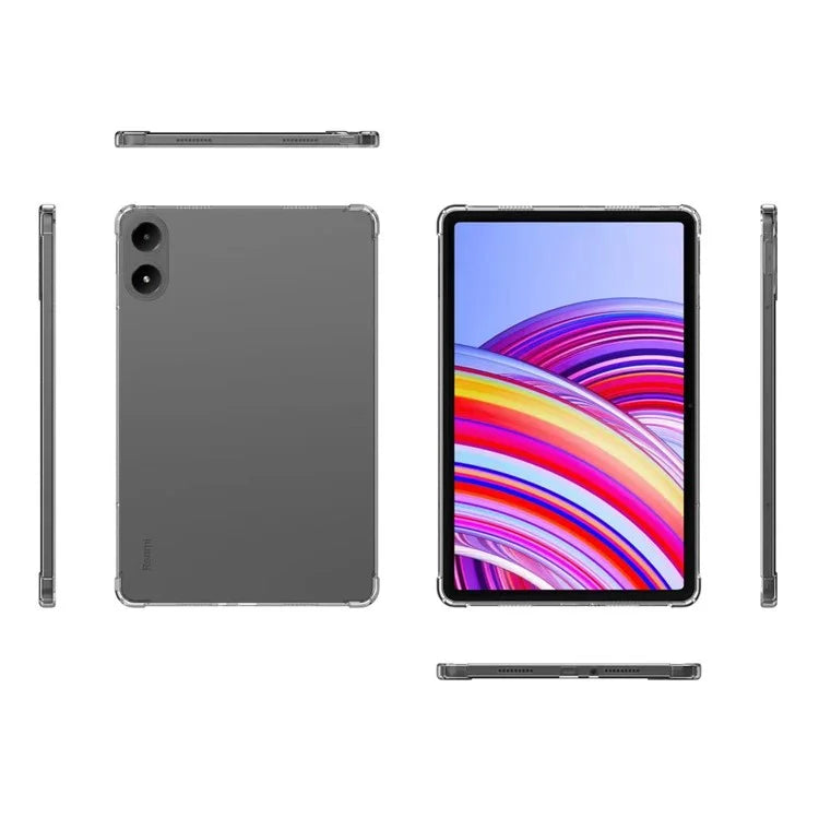 For Xiaomi Redmi Pad Pro / Redmi Pad Pro 5G / Poco Pad Case Four Corner Pro / Poco Padtection Transparent Tablet TPU Cover