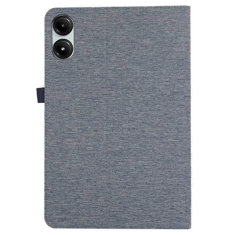 For Xiaomi Redmi Pad Pro / Redmi Pad Pro 5G / Poco Pad Card Holder Cloth Texture Leather Case Tablet Stand Cover