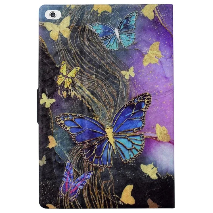 For iPad Mini / Mini 2 / mini 3 / mini 4 / mini (2019) 7.9 inch Case PU Leather Pattern Printed Cover with Card Holder
