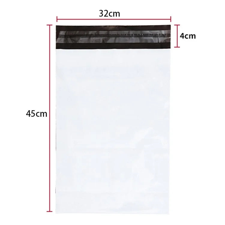 MX-060 100Pcs 32x45cm+4cm Mailing Postal Bags 11C Self-Seal Closure PE+PO Mailers Envelopes