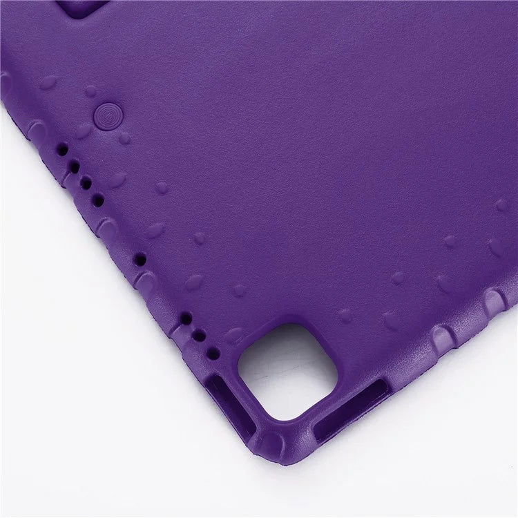 For iPad Air 11 (2024) EVA Case Kids-Friendly Handle Tablet Cover with Kickstand