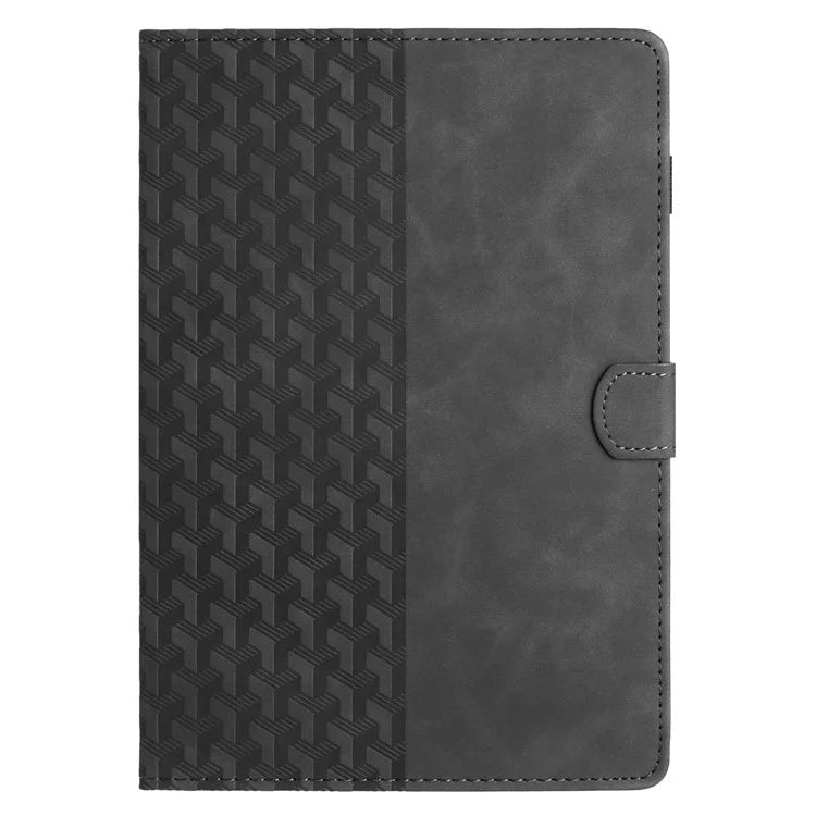 For iPad mini (2021) Anti-Scratch Case Building Block Imprinted Tablet Leather Cover