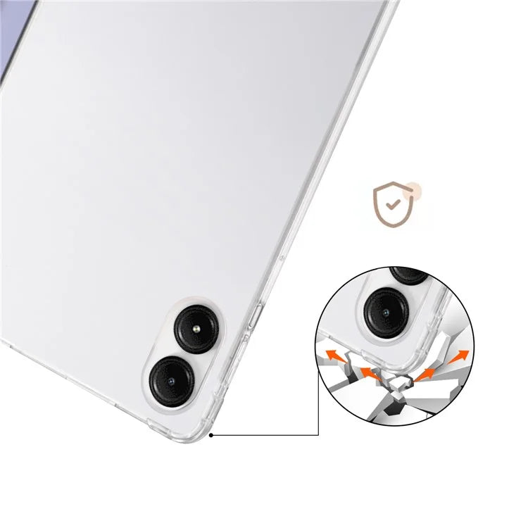 For Xiaomi Redmi Pad Pro / Redmi Pad Pro 5G / Poco Pad Case with Pen Slot Tri-Fold Stand Leather Tablet Cover Auto Wake / Sleep