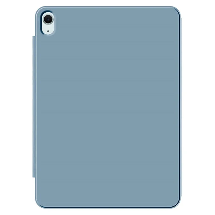 For iPad Air 11 (2024) (M2) Case Magnetic PU Leather Flip Tablet Cover with Stand Blue