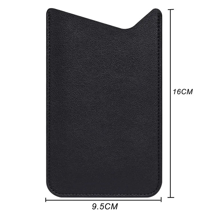 Slim Phone Case for 4.8" / 5.8" / 6.1" Mobile Phone Bag Microfiber Leather Phone Pouch, Size S