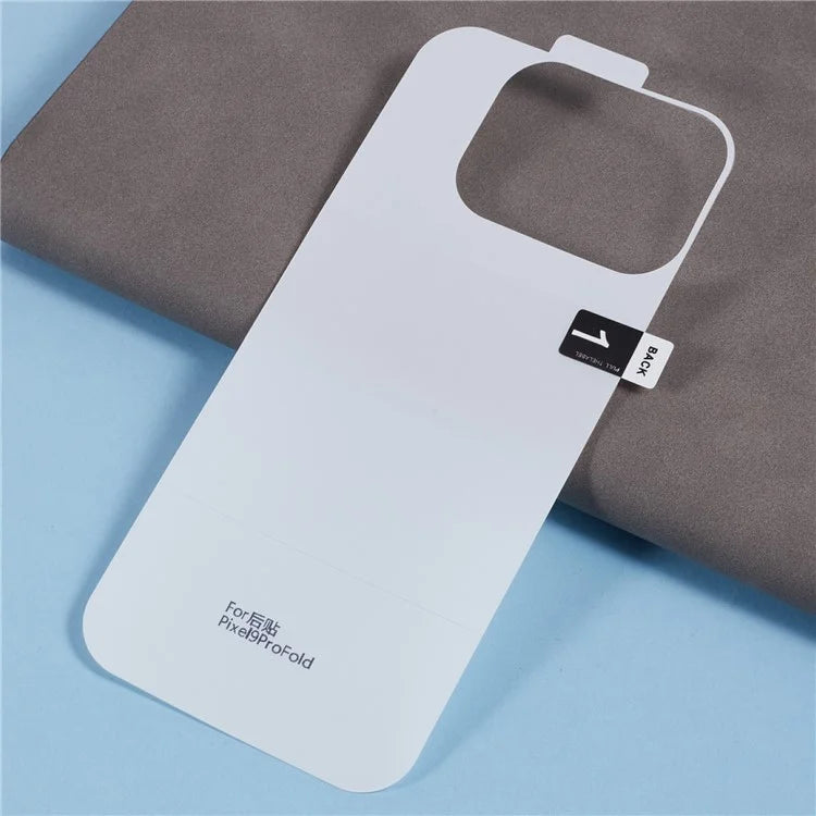 For Google Pixel 9 Pro Fold 5G Screen Protector Set, Front + Back Full Cover TPU+PET Hydrogel Film