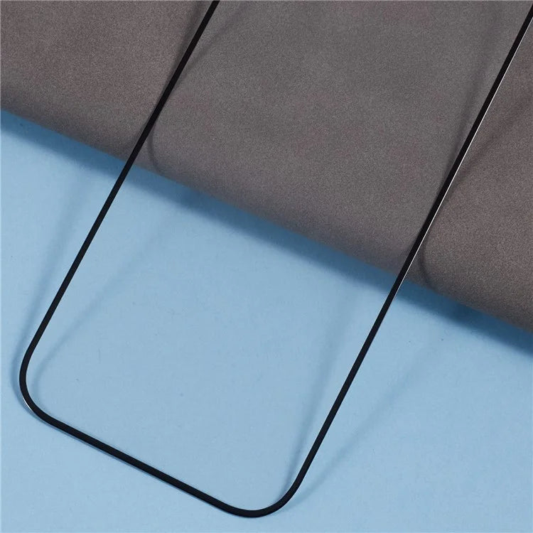 For iPhone 16 Plus / 15 Plus Tempered Glass Film 9H HD Screen Protector with Anti-Dust Net