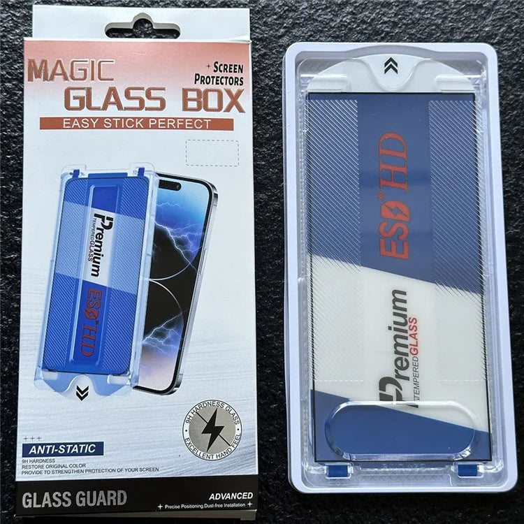 For iPhone 14 Pro Max Screen Protector Clear High Aluminium-Silicon Glass Film, Silk Printing