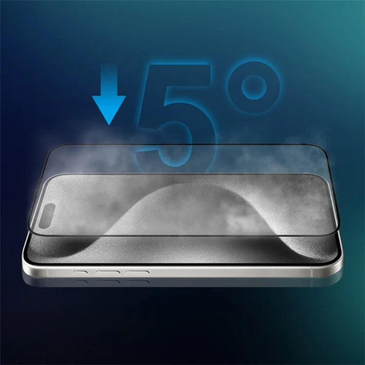 CASEWORLD For iPhone 15 Pro Anti-explosion Screen Protector HD Clear Tempered Glass Film